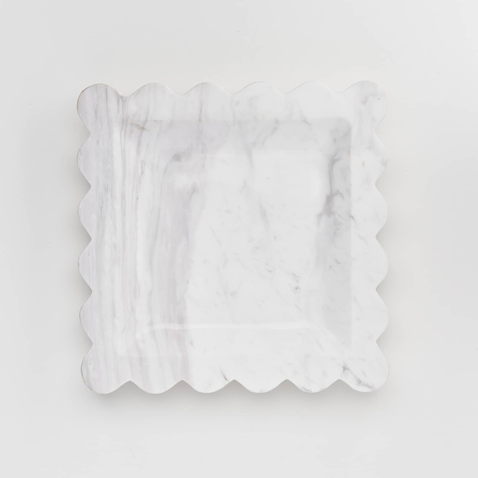 Santorini Tray - White Marble