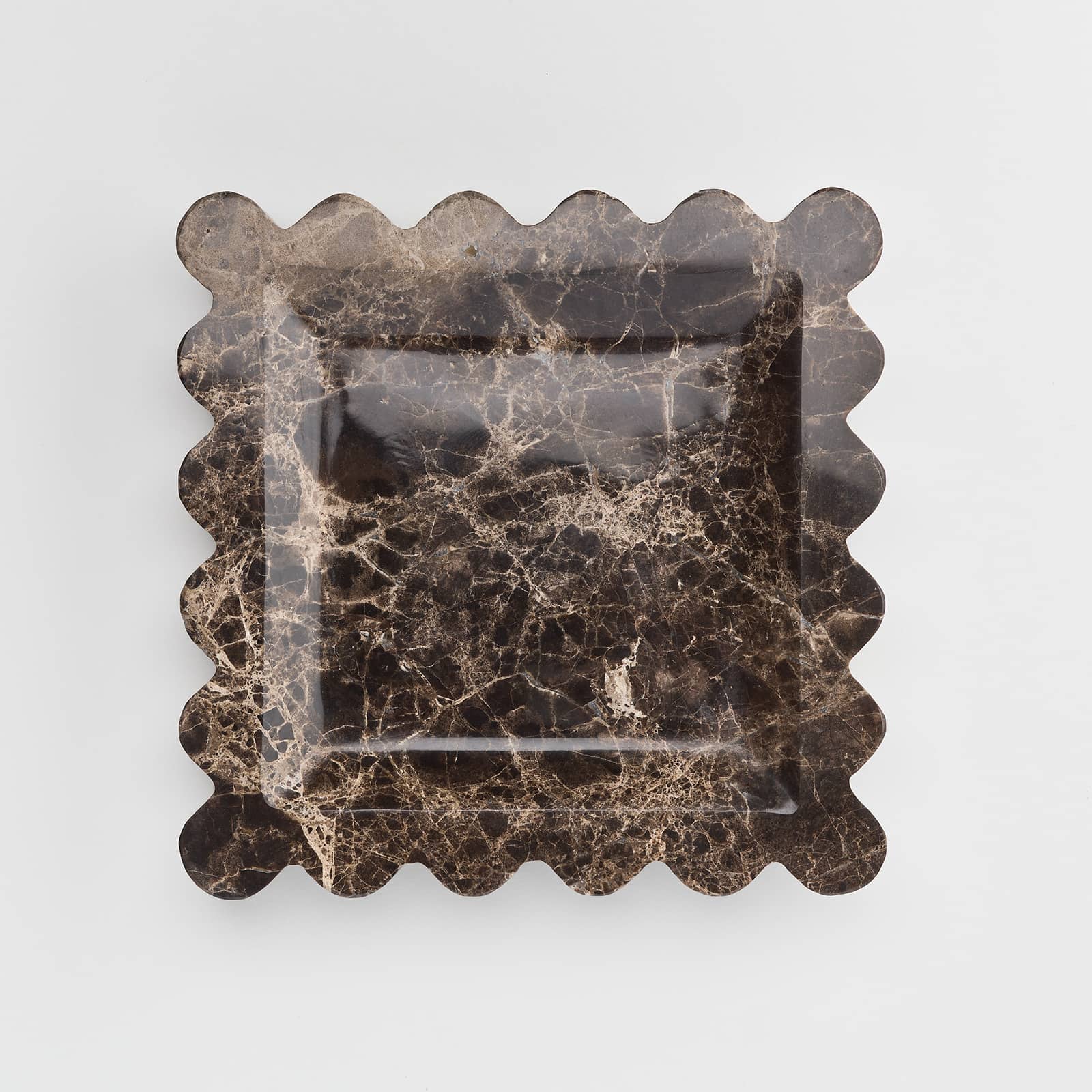 Siena Tray - Brown Marble