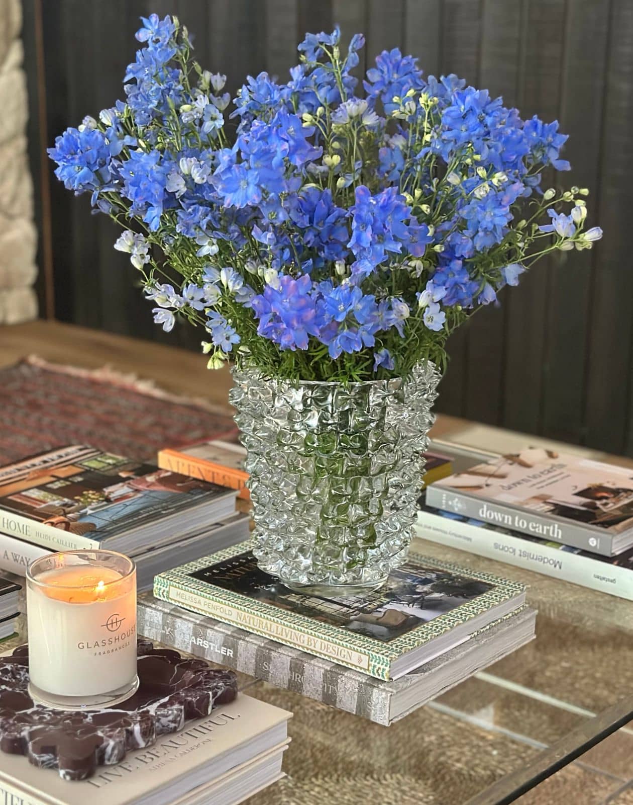 Venice Handblown Vase - Clear