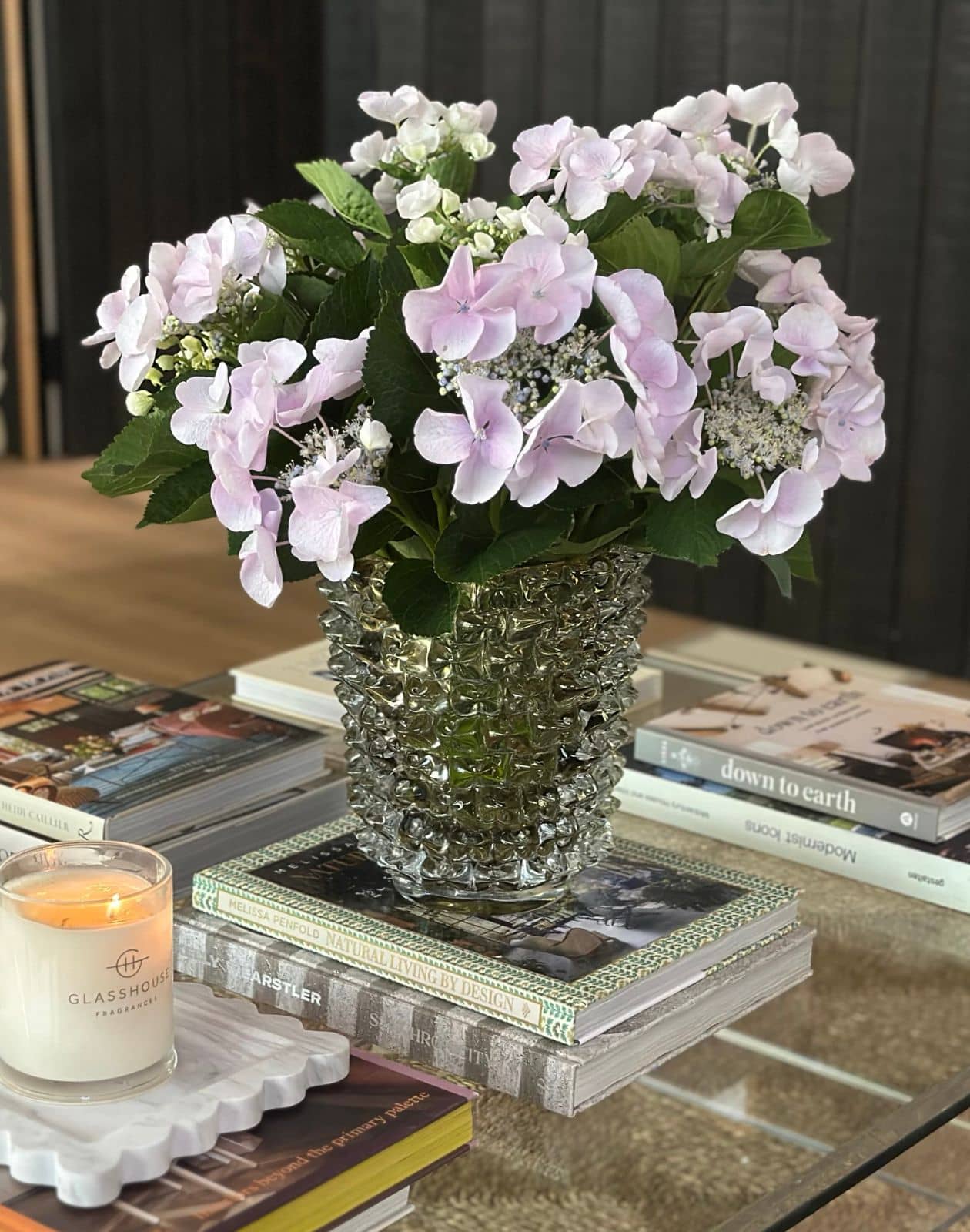 Berlin Handblown Vase - Smoke