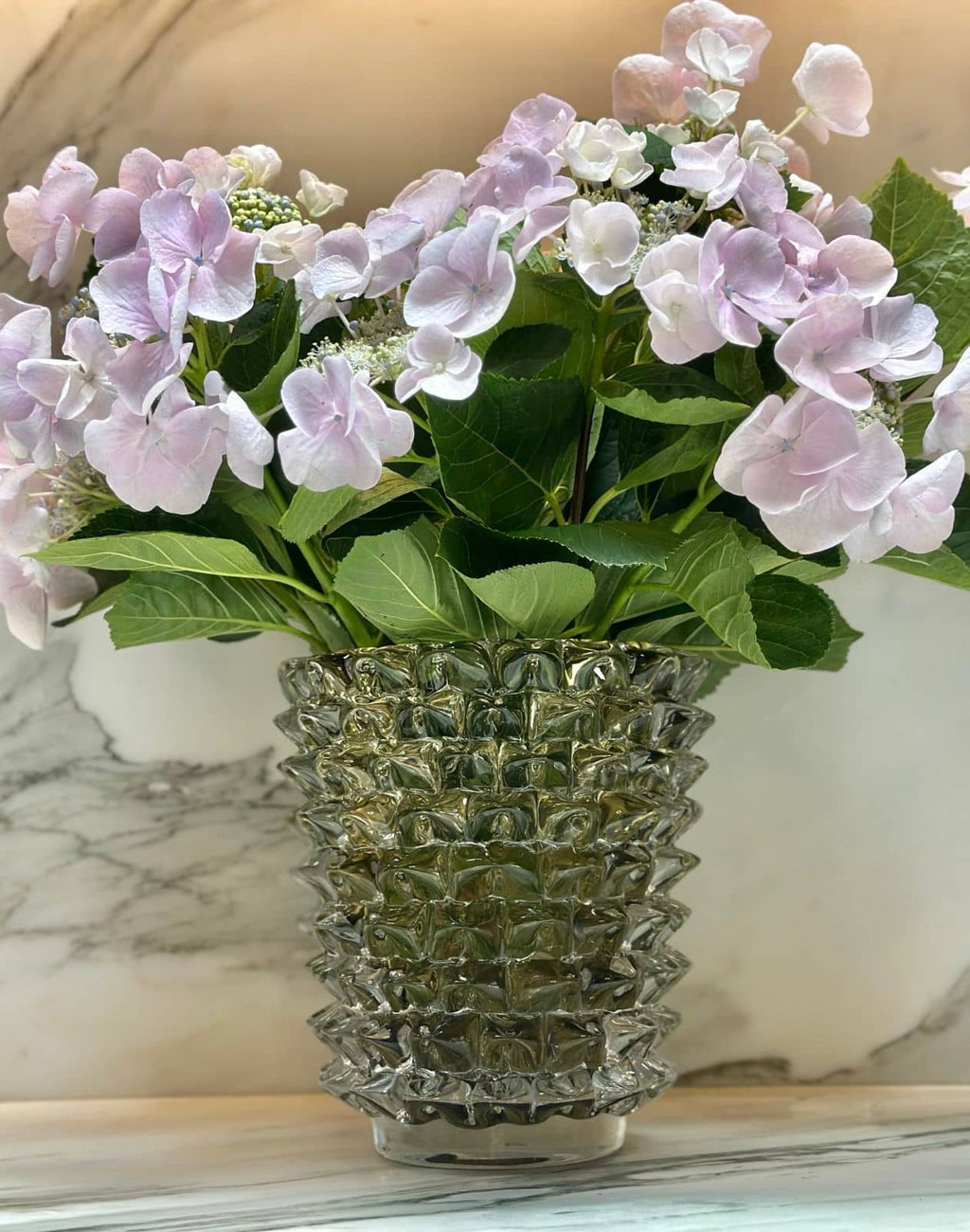 Berlin Handblown Vase - Smoke