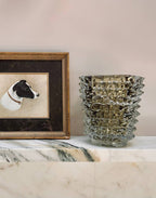 Berlin Handblown Vase - Smoke