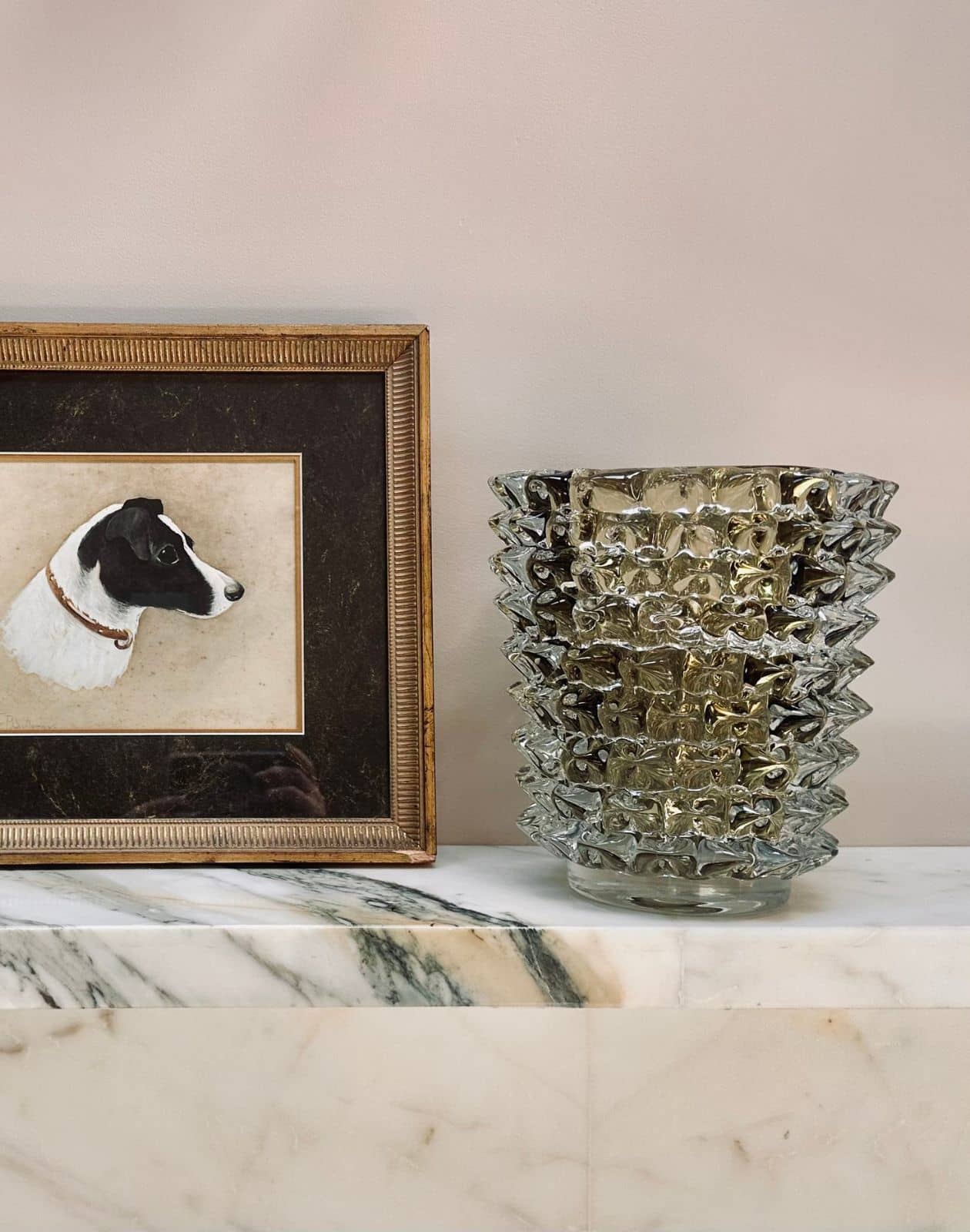 Berlin Handblown Vase - Smoke